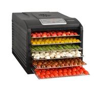 Kitchen chef - secco 6 black - Dï¿½shydrateur fruits et lï¿½gumes 6 plateaux 500w