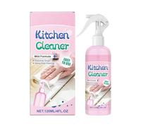 Kitchen Cleaner Spray - 120ml Stain Remover | Household Grease Fighting Fluid, Practical Accessory for Oven Grill, Effective Stove Dish Pot, Restaurant Barbeque Supply