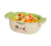 Kitchen Colander Set with Bowl Strainer, Vegetable Washing Basket, 7.8x4.37x2.8 Inches Multi-Purpose Drain Basin for Berries Veggies Noodles Rice Cooked Pasta Salads Mixing Cleaning Soaking Meal