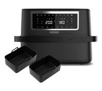 Kitchen Cook AIRMED_W_POT friteuse Double 10 L Autonome 2600 W Friteuse d'air chaud Noir