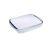 Arcuisine Plat à rôtir 35 x 22 cm – Rectangulaire en verre borosilicate