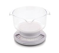 Kitchen Craft - Balance de Cuisine Mécanique avec Bol Intégré, Fonction Ajouter et Peser, Capacité 3 kg