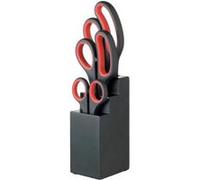 KitchenCraft 3-Piece Kitchen Scissors Set and Storage Block