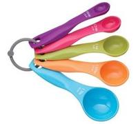 KITCHEN CRAFT COLOURWORKS LOT DE 5 CUILLÈRES DOSEUSES