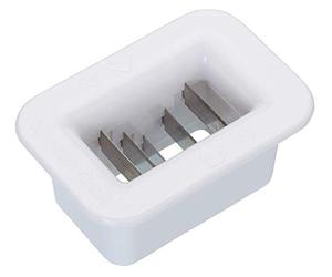 Kitchen Craft - Coupe-Haricots Verts en Plastique avec Lames en Inox, 5,5 x 4 x 3 cm - Blanc