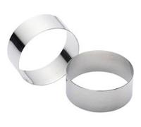 KITCHEN CRAFT EMPORTE-PIECES CERCLE A PÂTISSERIE ACIER INOXYDABLE 7 CM LOT DE 2