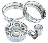 Kitchen Craft - Emporte-Pièces pour Pâtisserie avec Boite de Rangement, Lot de 11, Argent