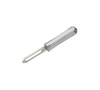 KitchenCraft Stainless Steel Straight Swivel Peeler, 17 cm (6.5")
