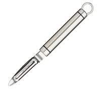 KitchenCraft Éplucheur Économe à Pommes de Terre Professionnel en Inox avec Lame Mobile, 21 cm - Couleur Argent