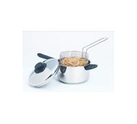 KITCHEN CRAFT - FRITEUSE TRADITIONNELLE AVEC PANIER - ACIER INOXYDABLE - 20 CM