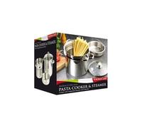KITCHEN CRAFT ITALIAN COLLECTION FAITOUT A PÂTES AVEC INSERT VAPEUR ACIER INOXYDABLE 20 CM