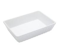 KitchenCraft - Plat À Lasagnes Du Monde Des Saveurs, Cannelloni Et Pâtes, Grès, 33 X 23 cm, Blanc