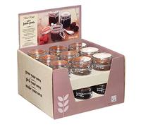 Kitchen Craft KCHMJARMINIDISP Mini bocaux ronds à clipser 120 ml