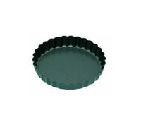 KitchenCraft Non-Stick Round Small Fluted Tart Tins / Quiche Pans with Loose Bases, 10 cm (Set of 4)