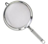 Kitchen Craft - Passoire Professionnelle en Inox, Maille Fine, Parfait pour Glaçage ou Filtrage de Farine, 18 cm - Couleur Argent