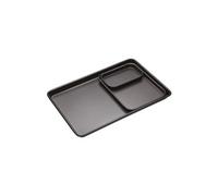 MasterClass Plaque à pâtisserie à portion unique avec antiadhésif PTFE, PFOA et BPA, acier au carbone robuste de 1 mm d'épaisseur, , 16,5 x 10 cm, gris
