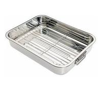 Plat / moule Kitchen Craft plat à rotir avec grille acier inoxydable import grande bretagne