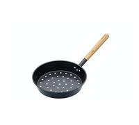 Kitchen Craft – Poêle à marrons et châtaignes en acier au carbone 27 cm