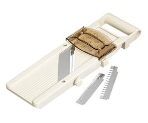 Kitchen Craft Professional Japanese Mandoline with Three Blades and Safety Guard