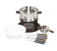 KITCHEN CRAFT SERVICE A FONDUE AVEC 6 FOURCHETTES BOLS EN CERAMIQUE ET ACIER INOXYDABLE