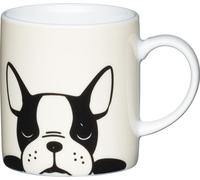 Kitchen Craft Tasse à café 80Ml Porcelaine Bouledogue français, Blanc