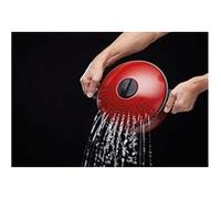 world of flavours à pâtes avec passoire, 4 litres (7 pintes) - rouge