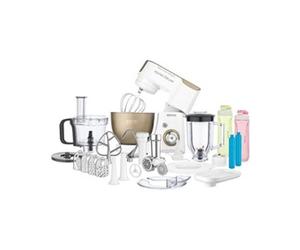 Kitchen DeLuxe STM 4467CH - Robot pâtissier - 1000 Watt - champagne