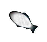 Kitchen Dinnerware Plates Ceramic Tableware Creative Plate Fish Shaped Dish Snack Storage Fish Pan Fine Dinner Plate Kitchen Accessories Serving Plates Dining Party Pasta Salad Plates (A 39x20.5cm)