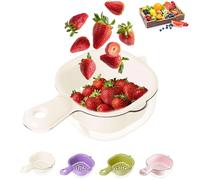 Kitchen Dual-layer Draining Basket with Handle,dual Layer Draining Basket,2 In 1 Drainer Kitchen Dual Layer Draining Basket,fruit Strainer Veggie Colander Draining Basket,fruit Strainer Dual-layer