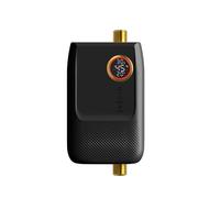 Kitchen Electric Mini-Tank 3000W Instant Hot Under Sink with LED Display on Demand Mini for RV Kitchen Bathroom (Black)