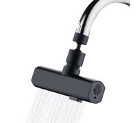 Kitchen Faucet - ABS And Hardware, Pull-Down Sprayer, Rotatable Faucet | 3 In 1 Waterfal, 360 Degree Multi-Function, Durable For Sink, Washing Fruits, Veggies, Dishes