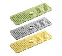 Kitchen Faucet, Splash Mat Sink, Silicone Faucet Guard for Kitchen Sinks and Bathroom with Drip Catcher, Sink Catcher, Drip Tray to Protect Kitchen Sink from Water Leaks Behind Faucets, 44,5 x 14,5 cm