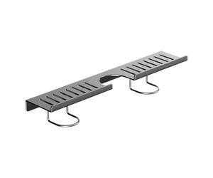 Kitchen Faucet Storage Rack - 19.69×3.35×4.33inch Carbon Steel Sink, Faucet Organizer Shelf | Rust Resistant Bathroom and Kitchen Storage Holder for Sponge, Soap, Towels, Brushes and Dishwashing