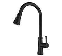 Kitchen Faucet with Pull Down Sprayer,High Arc Stainless Steel Kitchen Sink Faucet,3-Function Pull Out Kitchen Faucet with Single Hole Single Handle,Brushed (Silver)