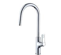 Kitchen Faucet with Pull Out Spray Kitchen Sink faucets Brass Hot and Cold Dual Mode 360° Swivel Telescoping Kitchen Faucet-Grey