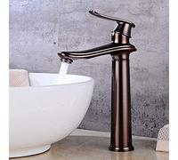 Kitchen Faucets for Sink,Kitchen Sink Faucet, Single Handle Copper, H30Cm Hot and Cold Water Taps, Basin Mixer Tap, Strong and Sturdy,Rose Brown,H30Cm