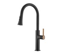 Kitchen Faucets Pull Down Sprayer, Bar Sink Faucet Hole, Single Handle with Magnetic Docking Spray Head (Chrome)