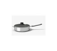 BEKA Sauteuse Move On 12565254 amovible 24 cm intérieur revêtu avec couvercle verre inox argenté
