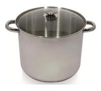 BEKA Marmite Kitchen Fun 13113304 – Acier inoxydable 30 cm avec couvercle verre, gris