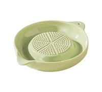 Kitchen Grater Plate - Ceramic Tool for Vegetable Prep | Multi Functional Manual Design, Easy Grip Function, Garlic Ginger Lemon Chocolate Cheese Carrot Grating, Home Restaurant