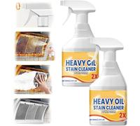 Kitchen Heavy Oil Cleaner, 2025 Upgrade All Purpose Kitchens Heavy Oil Cleaning Agent, Grease Remover, Multipurpose Kitchen Cleaner Spray for Countertops, Ovens, and Appliances 100ml (2)