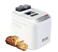 Kitchen in the Box Machine à Pain Automatique 12 Programmes, Sans Gluten & Pain Maison, Distributeur Fruits & Noix, Moule Antiadhésif, 2 Tailles 600g/900g, Départ Différé 13H & Maintien au Chaud