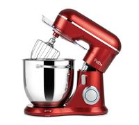 Kitchen in the box Robot Pâtissier 8L Grande Capacité, Batteur sur Socle 2000W, Pétrin Professionnel avec Fouet, Batteur Plat, Crochet Pétrisseur, 10 Vitesses + Pulse, Bol Inox