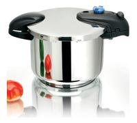 KITCHEN MOVE - ASO22-6L - Cocotte minute à baïonnette 6L - Cuve INOX - Diamètre 22 cm avec panier cuisson vapeur