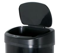 KITCHEN MOVE Couvercle de poubelle automatique rectangulaire modèle MAJESTIC BLACK Noir