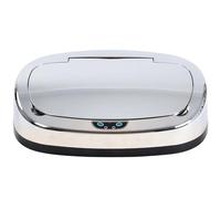 KITCHEN MOVE Couvercle de poubelle automatique rectangulaire modèle MAJESTIC Chrome