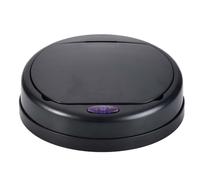 KITCHEN MOVE Couvercle de poubelle automatique rond modèle SOHO Noir Full Black