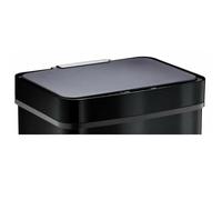 KITCHEN MOVE Couvercle Poubelle De Cuisine Automatique Tri Sélectif Double Compartiment 75l NARVIK Noir brillant