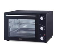Four multifonction 58L chaleur tournante tournebroche grill 2000w ARIZONA noir 5 programmes de cuisson avec minuterie et accessoires