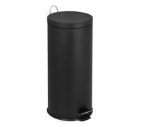 KITCHEN MOVE Poubelle de cuisine à pédale URBAN 30L - En acier Noir